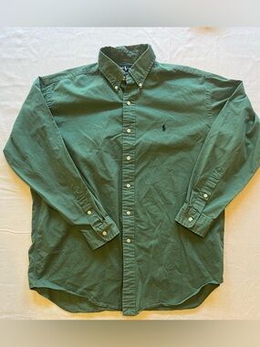 Polo Ralph Lauren Old Money Preppy Button Down Long Sleeve Pony Logo Oxford